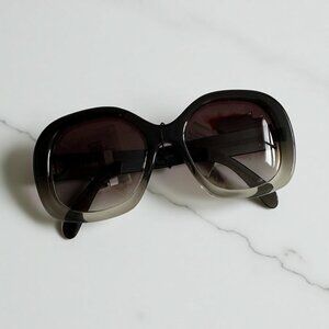 CELINE Black Ombre Round Oversized Sunnies Sunglasses